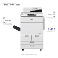 Équipement de bureau d'occasion et reconditionné, télécopieur A3, photocopieur général, machine à copier pour Canon C7780 C7770 C7765