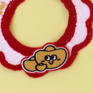 إكسسوارات حيوانات أليفة لطيفة لعيد الميلاد بالجملة، زي احتفالي مع منديل للعاب، وشاح أحمر للقطط والكلاب الصغيرة للعام الجديد - Product Image 6