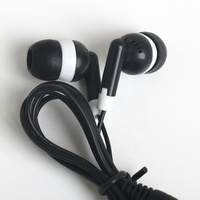 Earbud Earphone Murah Grosir Jack 3.5mm Stereo In-Ear Sekali Pakai untuk Hadiah MP3 Tablet untuk Bus Kereta Sekolah