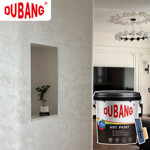 <span class=keywords><strong>Peinture</strong></span> artistique effet <span class=keywords><strong>velours</strong></span> DUBANG pour murs intérieurs, toucher soyeux, écologique, à base d'eau, application au truelle - Product Image 1