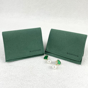 Rings Necklace Jewelry <b>Gift</b> Packaging Custom Jewelry Pouches with logo Microfiber Jewelry Packaging Pouch for Bracelet Earrings - Product Image 1
