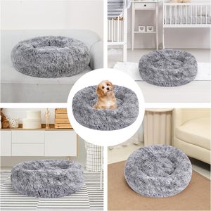 Luxury Fashion Fluffy Plush Soft Round <b>Dog</b> <b>Bed</b> Waterproof Breathable Washable <b>Sofa</b> <b>Bed</b> for Cats & <b>Dogs</b> Customizable Color - Product Image 3