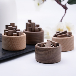 Diffuseur en bois de hêtre, noyer noir, bois de rose pour voiture, maison, aromathérapie, décoration, utilisation sans électricité - Product Image 4