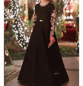 Beautiful-Indian/Pakistani-Party-Wear embroidery work on Elegant Floor length dress for party/Wedding wear -2020 - Product Image 1