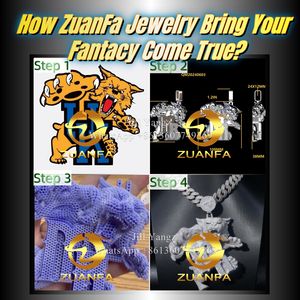 Perhiasan mewah <span class=keywords><strong>Camellia</strong></span> 3D Mode Tinggi 2.8 inci liontin hip hop kustom liontin Ice Out liontin Moissanite kustom - Product Image 2