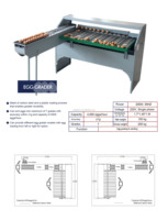 Machine de tri d'œufs automatique 4000 pièces/h, 218W 220V, en acier inoxydable, avec couvercle d'inspection lumineuse