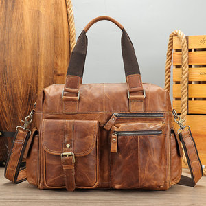 Designer Men Messenger <b>Bag</b> <b>Leather</b> Briefcase Laptop <b>Bag</b> Large Capacity Men Handbag Genuine <b>Leather</b> Travel <b>Bag</b> for Men - Product Image 4