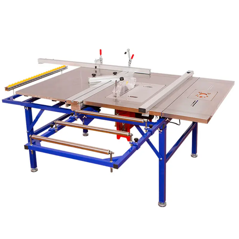 Support de table de scie Portable et pliable table coulissante scie usine vente entière prix bon marché