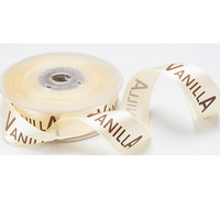 Ruban en Satin Personnalisé avec Logo Imprimé et Texte, Ruban Décoratif pour Emballage de Cadeaux de Mariage, Artisanat et Événements