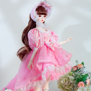 Model baru boneka <span class=keywords><strong>BJD</strong></span> 60 cm, pakaian boneka putri, Gaun modis, hadiah mainan pendidikan terbaik untuk anak perempuan dan anak laki-laki - Product Image 4