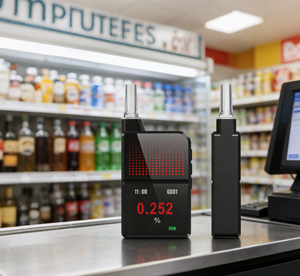 AECTEC H3 Pro Convertisseur <span class=keywords><strong>BAC</strong></span> Automatique avec Affichage Numérique LCD, Éthylotest de Sécurité pour Usage Personnel et <span class=keywords><strong>Gestion</strong></span> de Flotte - Product Image 3
