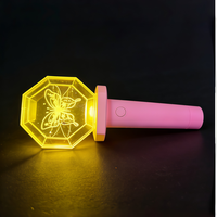 Barras Luminosas de Plástico Directas de Fábrica para Reuniones de Fans, Logotipo Personalizado para Conciertos de Anime, Barra Luminosa con Control Remoto Personalizable