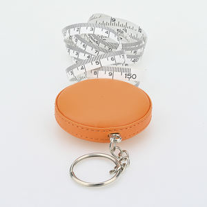 Regalo creativo 1.5M nastro di misurazione in pelle simpatico nastro morbido misura portachiavi mini nastro di misurazione con logo stampato - Product Image 6