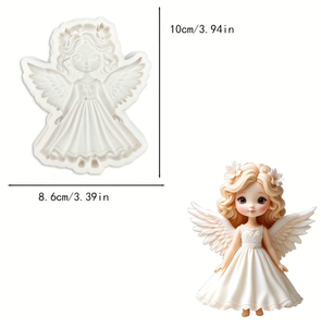 Nueva herramienta para hornear Little Angel <span class=keywords><strong>Fondant</strong></span> molde <span class=keywords><strong>de</strong></span> silicona Venta caliente decoración <span class=keywords><strong>de</strong></span> <span class=keywords><strong>pasteles</strong></span> 3D Girl molde <span class=keywords><strong>de</strong></span> silicona - Product Image 3