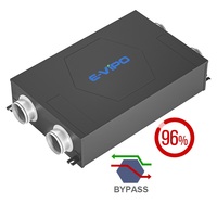 VMC Récupérateur d'air à double flux HRV Système de ventilation Unité de purification d'air frais montée au plafond Échangeur de chaleur Économie d'énergie