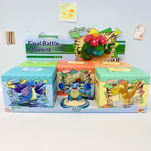 Figurines en résine authentiques de la série Pokémon, moments de bataille, Charizard et Venusaur, décoration tendance pour le bureau et la maison - Product Image 1