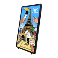 Affiche publicitaire LED portable pour la marche en extérieur, sac à dos LED, panneau publicitaire humain pour événements