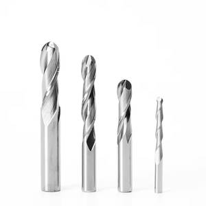 Fraises à bout sphérique en carbure pour routeur CNC, 6 mm, <span class=keywords><strong>2F</strong></span>, avec revêtement AlTin, 25 hélices, HRC55, fabrication OEM/ODM prise en charge - Product Image 5