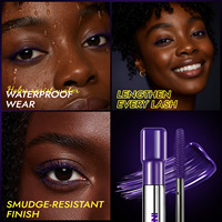 Mascara coloré à marque privée, waterproof, volumisant, allongeant, longue tenue, maquillage pour cils pour usage quotidien, fêtes et Halloween