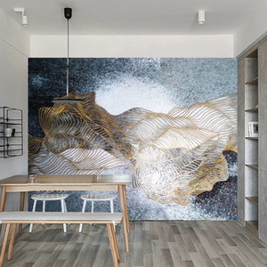 Handmade đá cẩm thạch Gạch <span class=keywords><strong>Mosaic</strong></span> bức tranh tường mô hình tùy chỉnh khách sạn biệt thự phòng ăn nội thất kỹ thuật tường sàn - Product Image 3