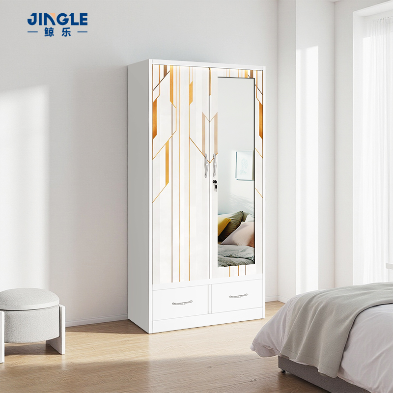 2 swing door with mirror