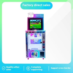 Nueva Máquina de Juego Comercial Lucky Turntable para Niños, con Material de Tablero, Set de Llaveros de Muñecas con Clip y Máquina de Clips de Vaca, en Inglés - Product Image 2