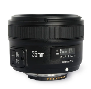 Yongnuo เลนส์ F2 YN35mm เลนส์ <span class=keywords><strong>Canon</strong></span> af/mf โฟกัสคงที่มุมกว้าง/เลนส์ซูมอัตโนมัติรูรับแสงขนาดใหญ่สำหรับกล้อง <span class=keywords><strong>Canon</strong></span> EF EOS - Product Image 3