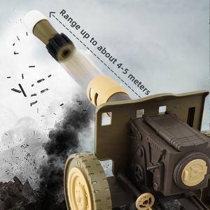 Plástico aire Airsoft juguete Shell expulsión tiro lanzadores espuma suave bala tanque con 3 balas - Product Image 3