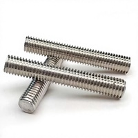 Factory Wholesale DIN 975 Stud Bolt Threaded Rod Zinc Finish Stainless Steel Metric Full Thread Hardware Fasteners M3-M36