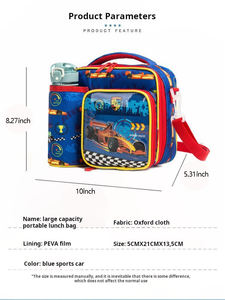 Sac isotherme pour enfants Sac à lunch pour étudiants Sac à lunch pour l'école Voyage en <span class=keywords><strong>camping</strong></span> Sac isotherme pour pique-nique - Product Image 6