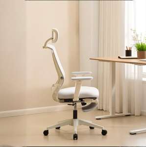 Silla de Oficina Ejecutiva Moderna con Reposabrazos 4D, Ergonómica, de Malla, Ajustable en Altura, Plegable - Product Image 4