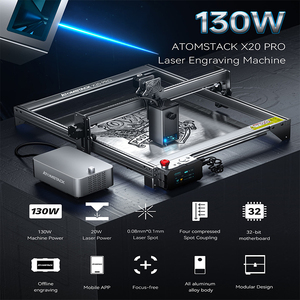 ATOMSTACK X20 PRO A20 S20 130W Laser Engraver Metal Diode Marking Acrylic Woodwork <b>Cutting</b> <b>Machine</b> Built-in Air Laser Engraving - Product Image 3