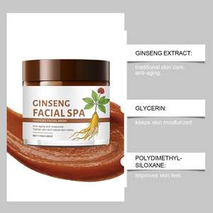 Ginseng Anti-Wrinkle Firming <b>Mask</b> Boosts Collagen Fades Fine Lines Repairs Skin Barrier Mature Dry Skin Weekly 3-4 Times 110g - Product Image 3