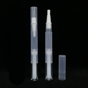 Vide 1.5ml 2ml 3ml 4ml 5ml brillant à lèvres Tube <span class=keywords><strong>bouteille</strong></span> conteneur cuticule huile vernis à ongles accessoires de maquillage <span class=keywords><strong>stylo</strong></span> torsadé avec brosse - Product Image 5