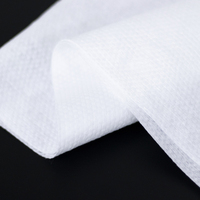 Lingettes humides personnalisées d'usine Spunlace tissu non tissé biodégradable résistant aux rides résistant à la déchirure Spunlace rouleau non tissé