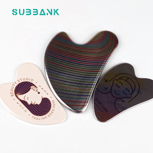 Subbank Sublimation Outils Gua Sha en forme de coeur vierges personnalisés Options de finition multiples Beauté un cadeau attentionné pour nourrir la peau - Product Image 1