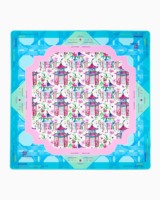 Tapis de jeu de mahjong américain pliable de luxe personnalisé, résistant à l'eau, antidérapant, portable pour jeux de société