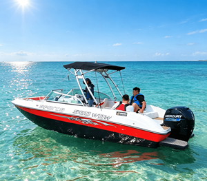 Yacht sportif de luxe en fibre de verre de 19 pieds sans moteur pour la croisière, le divertissement et les loisirs - Product Image 2