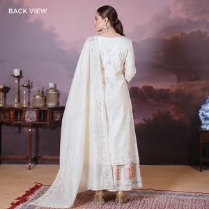 Elegante Conjunto de Traje Anarkali Bordado Estilo Pakistaní para Mujer, Diseño de Palazzo con Dupatta, Vestido Étnico para Fiesta - Product Image 4