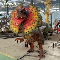 Gerçek Boyutta Çelikten Yapılmış Eğlence Parkı Dinozoru Gerçekçi Animatronik Robot, Tema Parkları ve Alışveriş Merkezleri Sergi Projeleri İçin