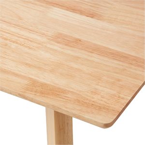 Moderno Rettangolo sala da pranzo Set <span class=keywords><strong>di</strong></span> <span class=keywords><strong>mobili</strong></span> in <span class=keywords><strong>legno</strong></span> <span class=keywords><strong>massello</strong></span> Base tavolo sedia naturale lungo duro Design stabile <span class=keywords><strong>mobili</strong></span> per la casa per alberghi - Product Image 4