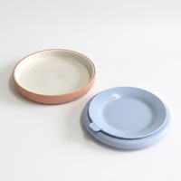 Bol de sevrage pour enfants sans BPA, assiette bébé antidérapante en céramique avec ventouse, ensemble de vaisselle pour bébé