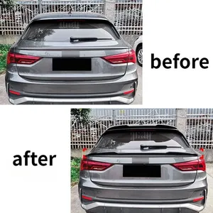 Aileron de coffre arrière StarNav pour Q3 F3 Sportback 2019-2024 – Spoiler supérieur central de voiture, aileron arrière, lèvre de spoiler, lame de tuning pour carrosserie - Product Image 6