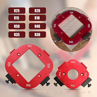 2PCS DIY Industrial Grade Woodworking Router Arcs Angle Positioning Template Aluminium Alloy Corner Rounding Jig ODM Available