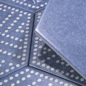 Bâton de bois naturel hexagone 3d, salle de bains en feutre, mur en ombre, <span class=keywords><strong>bleu</strong></span>, blanc, <span class=keywords><strong>vert</strong></span>, or, carreaux de sol - Product Image 6