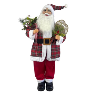 Décoration musicale de vacances en gros Ornements de Noël en vente à chaud Père Noël dansant animé avec guirlande et canne en bonbon - Product Image 3