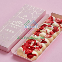 Boîte à gâteau crêpe au chocolat gaufre crêpes avec logo personnalisé imprimé boîte d'emballage de recette de crêpe au chocolat