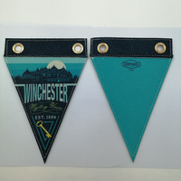 Pas cher Fanion Feutre Bunting Fanion Drapeau Bannière Fête École Maison Drapeaux Bannières Feutre Fanions