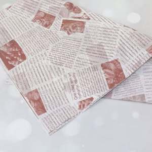 Custom Logo Printed Oil Proof Food <b>Wrapping</b> <b>Paper</b> Custom Pizza <b>Burger</b> French Fries Chicken Sandwich <b>Wrapping</b> <b>Paper</b> - Product Image 2