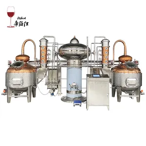 Equipo de destilación de whisky totalmente automático de alta capacidad marca Dibosh 1000Lx2